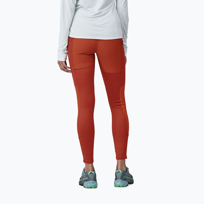 Leggings Damen Patagonia Pack Out Hike mangrove red 2