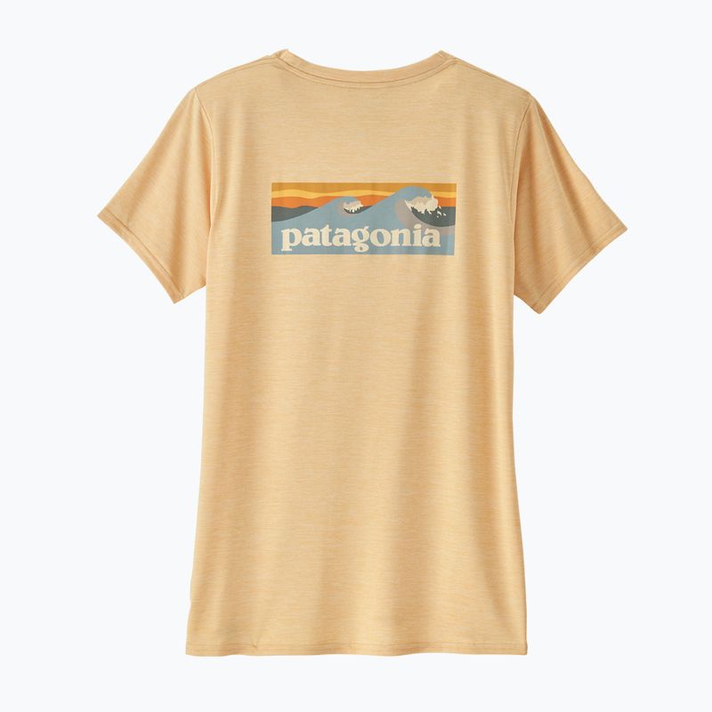 Damenshirt Patagonia Cap Cool Daily Graphic Shirt Waters boardshort logo/sandy melon x-dye 4