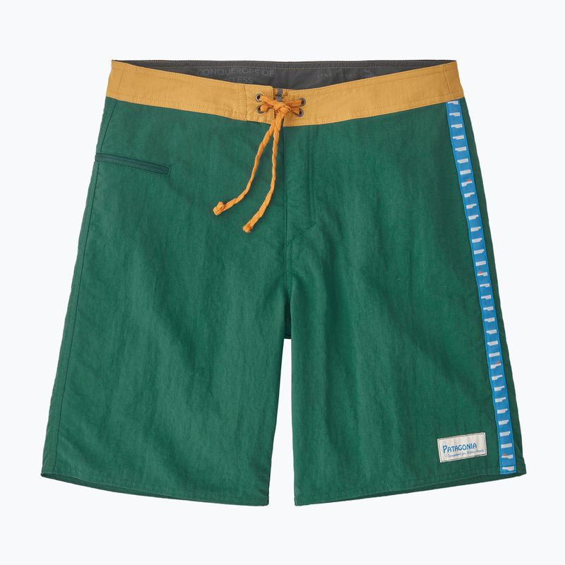 Badeshorts Herren Patagonia Wavefarer Boardshorts conifer green 3