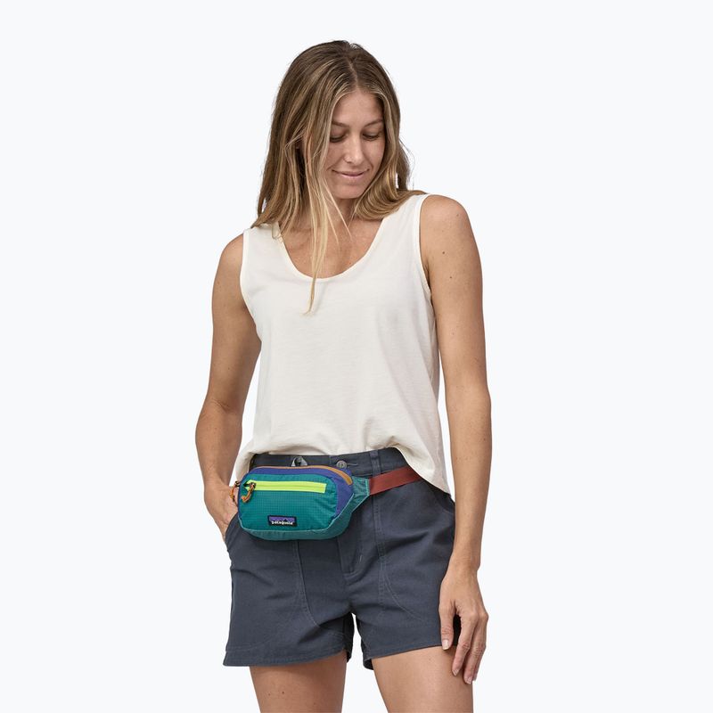 Bauchtasche Patagonia Ultralight Black Hole Mini Hip Pack 1 l patchwork/subtidal blue 3
