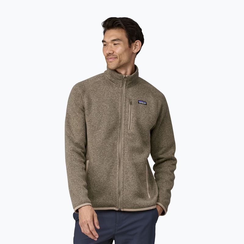 Herren Patagonia Better Sweater Fleece seabird grau trekking sweatshirt