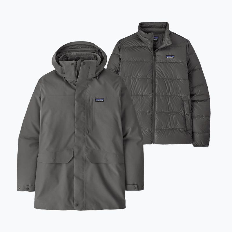 Patagonia Tres 3-in-1 Parka Herren Jacke forge grau