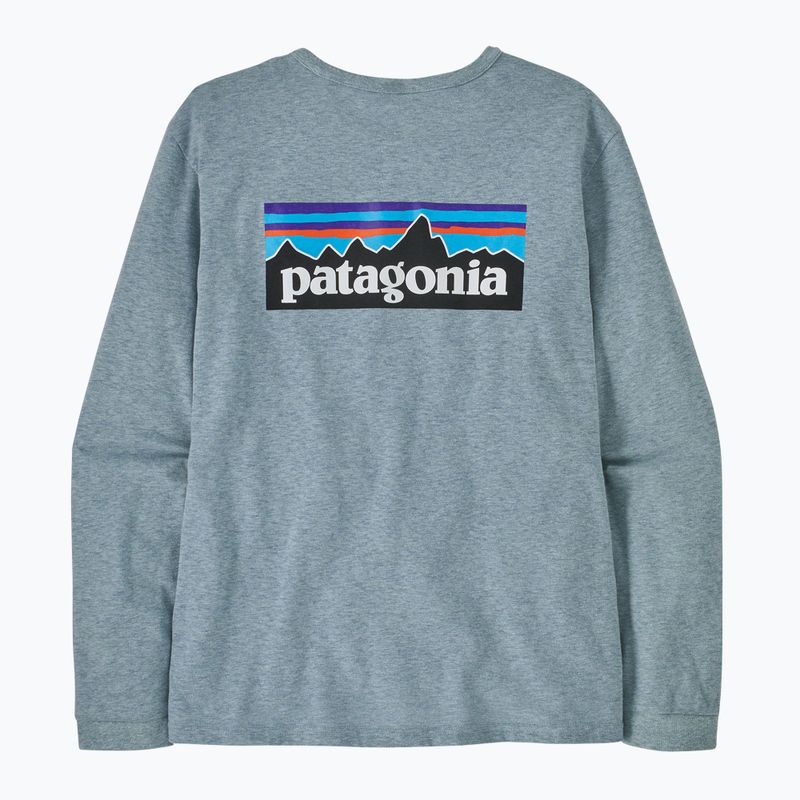 Patagonia P-6 Logo Responsibili-Tee Damen Thermo-Langarmhemd blau 4