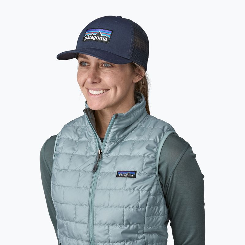 Patagonia P-6 Logo Trucker navy Kappe 2