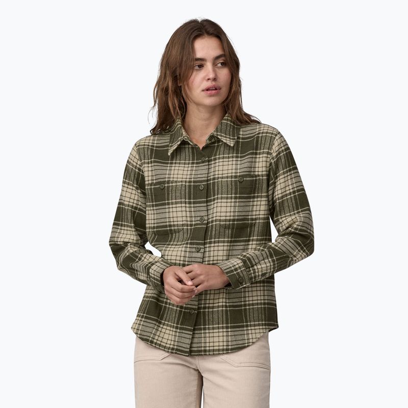 Hemd Damen Patagonia Fjord Flannel cascade pine needle green