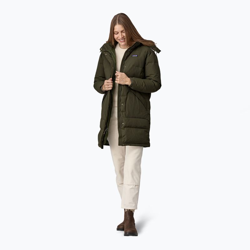 Daunenmantel Damen Patagonia Downdrift Paarka pine needle green 2