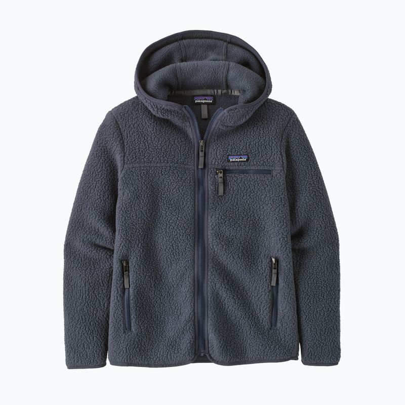Patagonia Retro Pile Fleece Kapuzenpulli für Frauen smolder blau