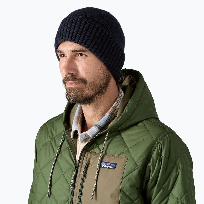 Patagonia Wintermütze Brodeo neu navy 2