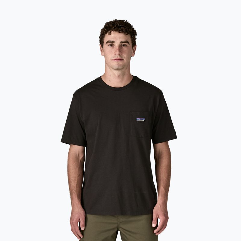 Herren Patagonia Daily Pocket Tee schwarz