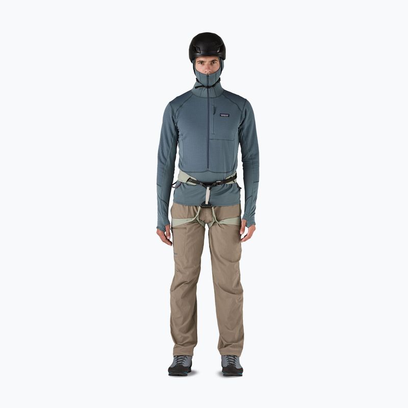 Herren Patagonia R1 Hybrid Pullover Softshell Jacke Utility blau 2