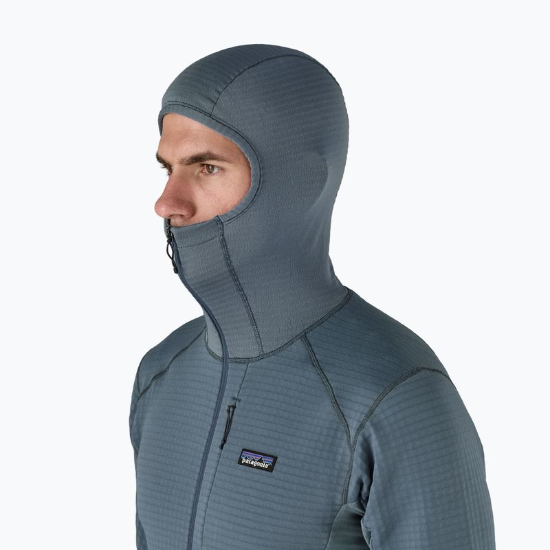 Herren Patagonia R1 Hybrid Pullover Softshell Jacke Utility blau 4