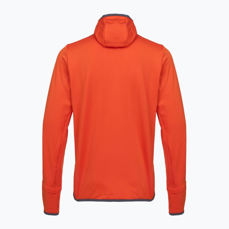 Herren Patagonia R1 Thermal Full Zip Hoody Trekking Sweatshirt Bestäuber orange 2