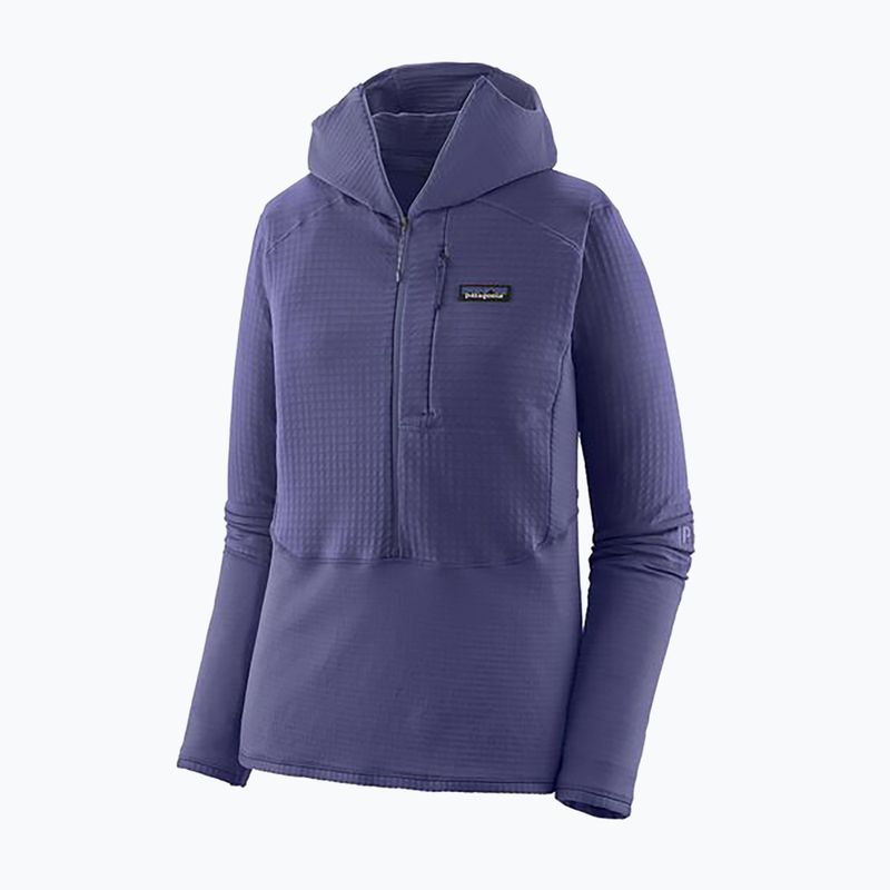 Damen Softshelljacke Patagonia R1 Hybrid Pullover Hoody Sonnenwende lila 3