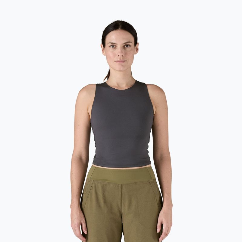 Damen-Trekking-T-Shirt Patagonia Reversible Tank schwarz
