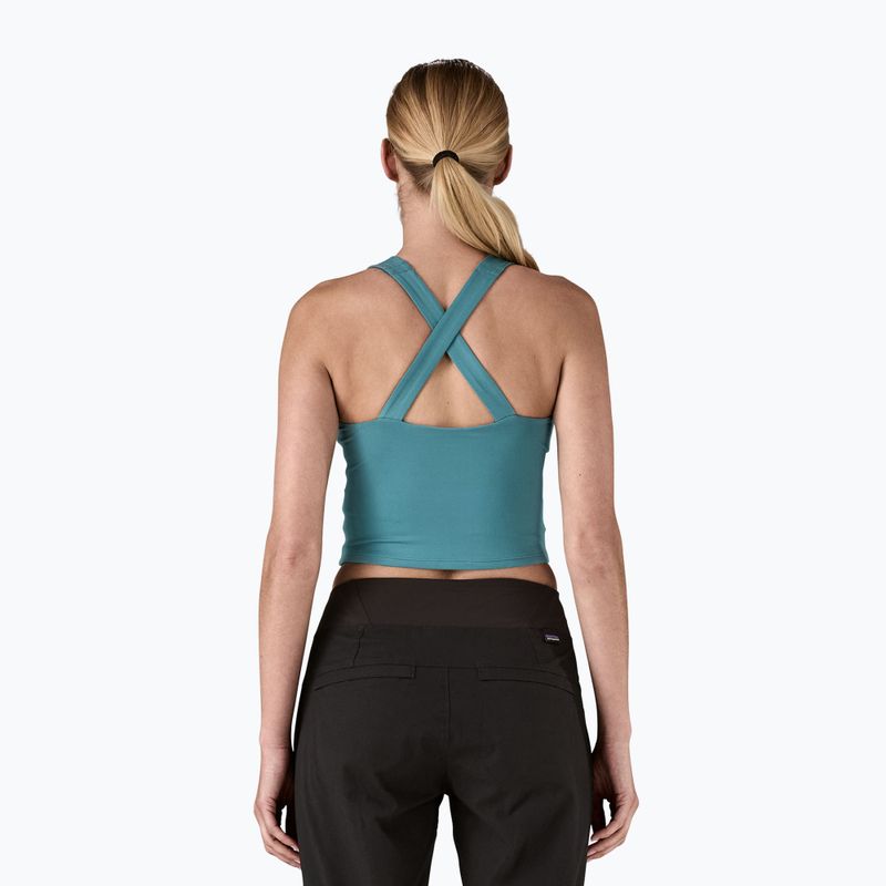 Damen Patagonia Reversible Tank Feuchtgebiet blau Trekking-T-Shirt 3