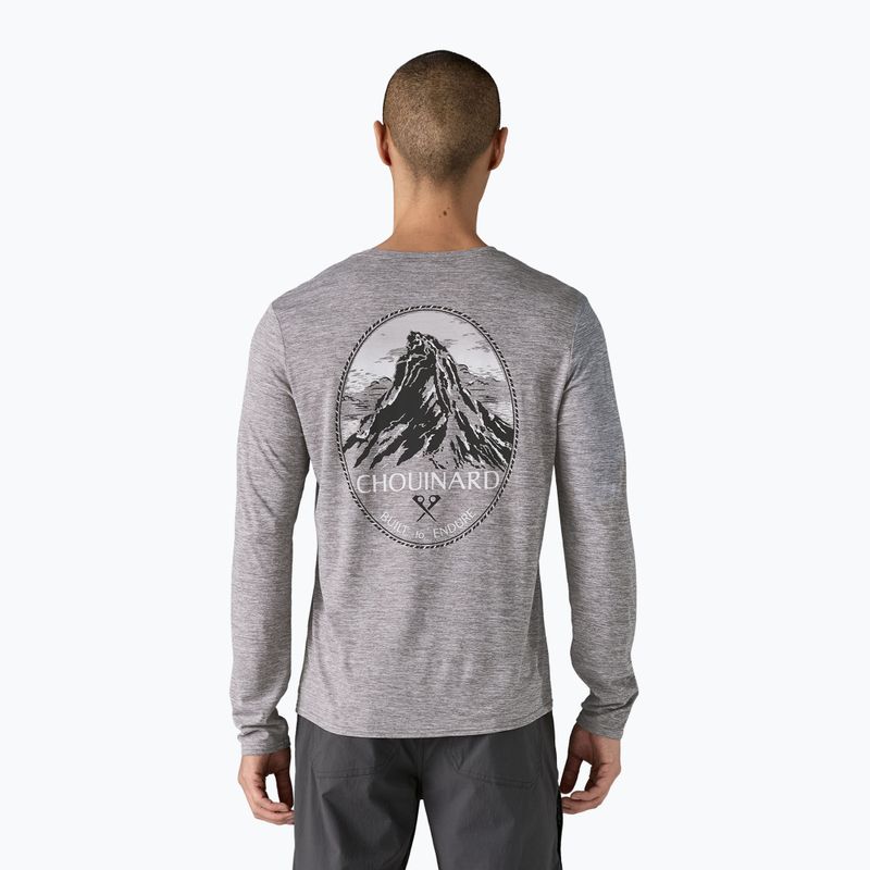 Herren Patagonia Cap Cool Daily Graphic Lands chouinard crest/feather grey Longsleeve 3