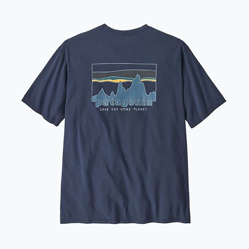 Patagonia Herren-T-Shirt '73 Skyline Bio neu navy 2