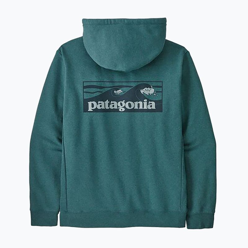 Patagonia Boardshort Logo Uprisal Hoody Feuchtgebiet blau Sweatshirt 4