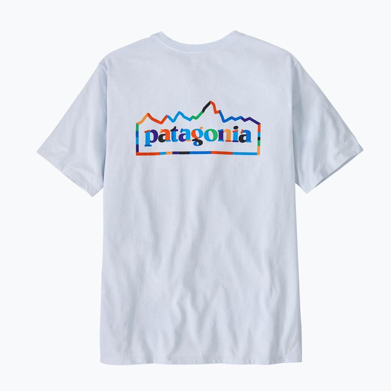 Herren Patagonia Unity Fitz Responsibili T-Shirt weiß 2