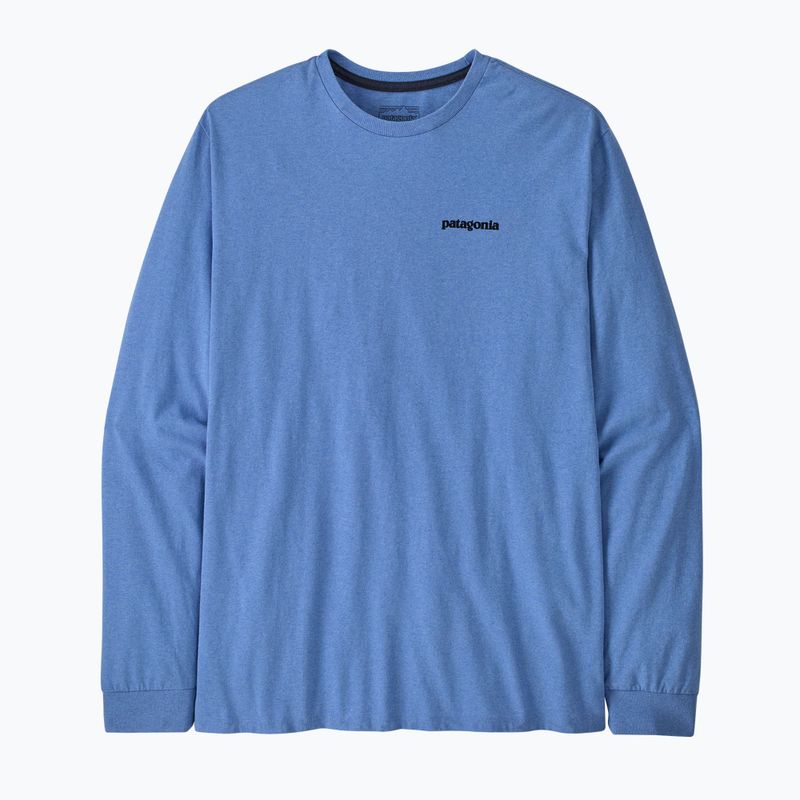 Herren Patagonia P-6 Logo Responsibili Longsleeve reichlich blau 2