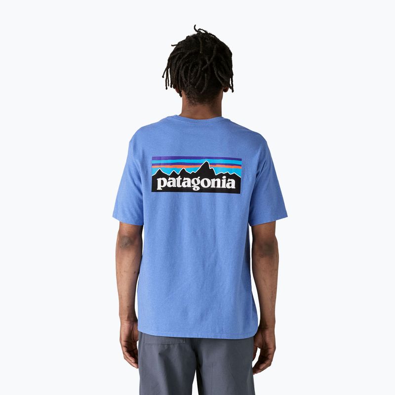 Herren Patagonia P-6 Logo Responsibili-Tee reichlich blau 2