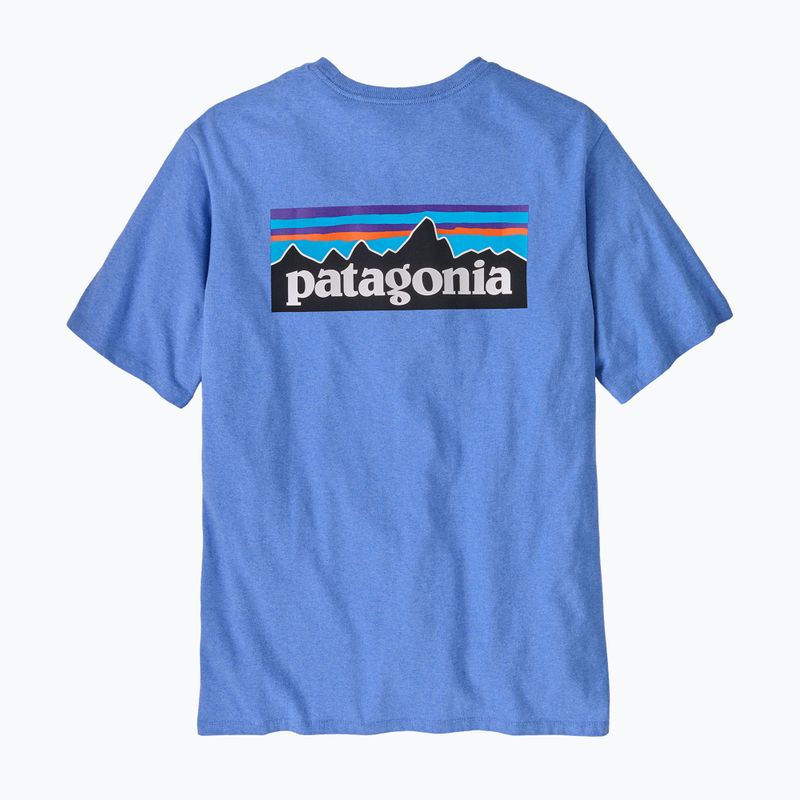 Herren Patagonia P-6 Logo Responsibili-Tee reichlich blau 4