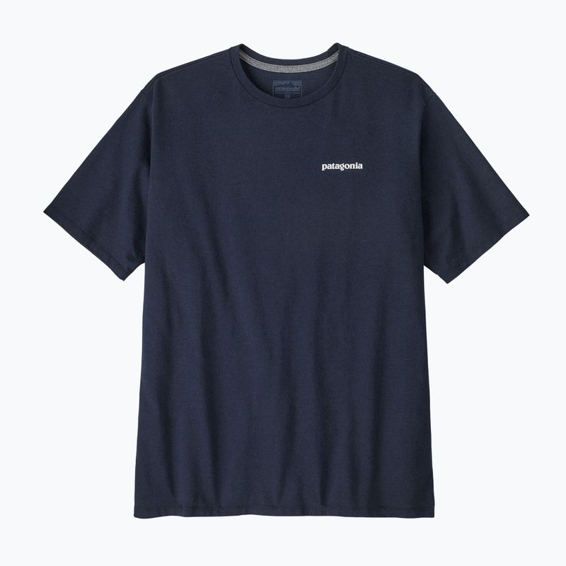 Herren Patagonia P-6 Logo Responsibili-Tee neues navy T-shirt 3
