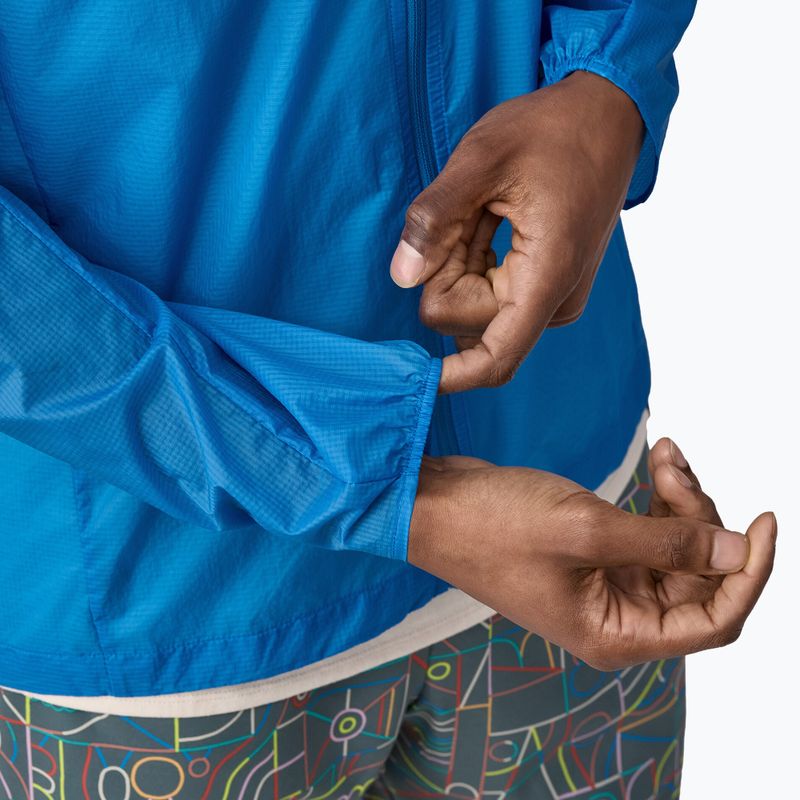 Herren Patagonia Houdini Feuchtgebiet blaue Windjacke 5