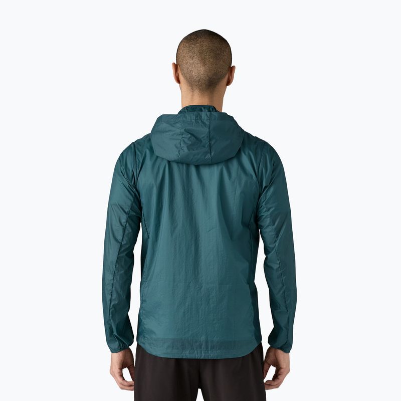 Herren Patagonia Houdini Feuchtgebiet blaue Windjacke 2
