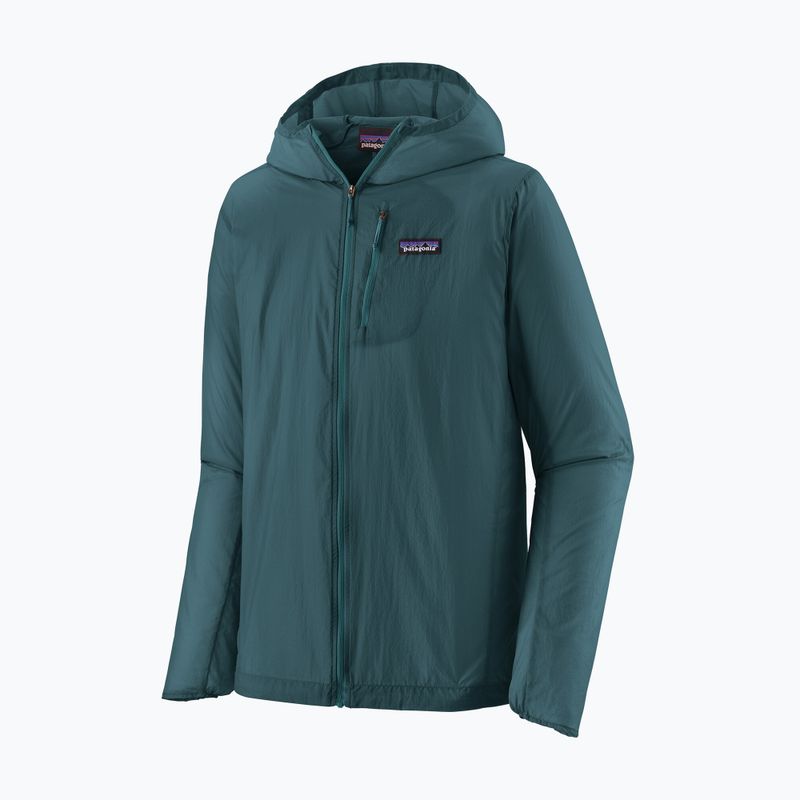 Herren Patagonia Houdini Feuchtgebiet blaue Windjacke 4
