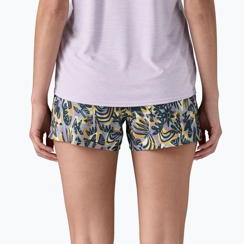 Patagonia Strider Pro 3 1/2" Damen-Shorts wild botanist/thermal blau 2