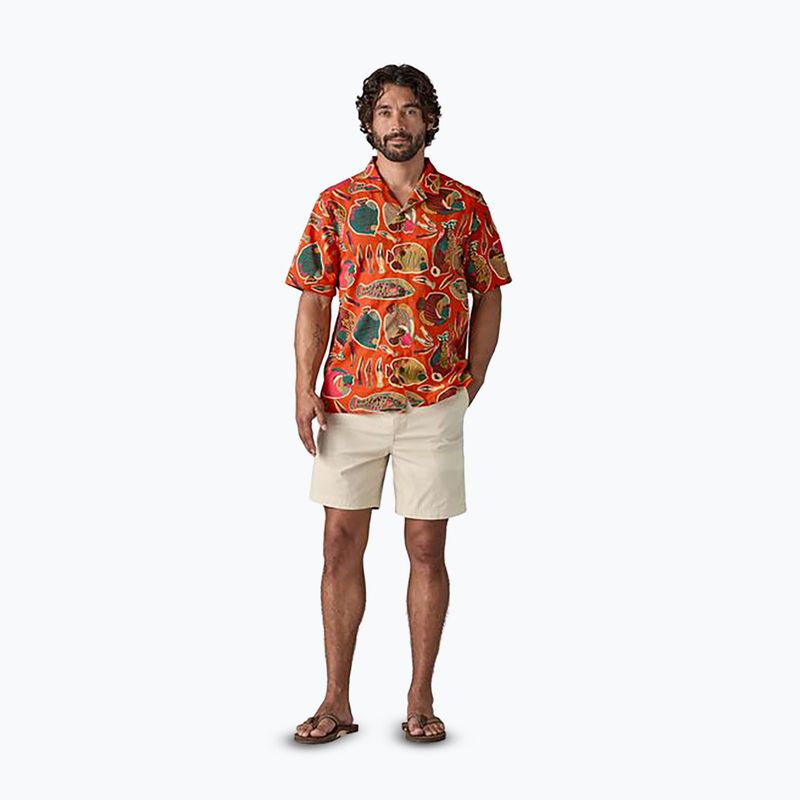 Patagonia Männer Tidal Threads Camp Lippfisch/Bestäuber orange Shirt 2
