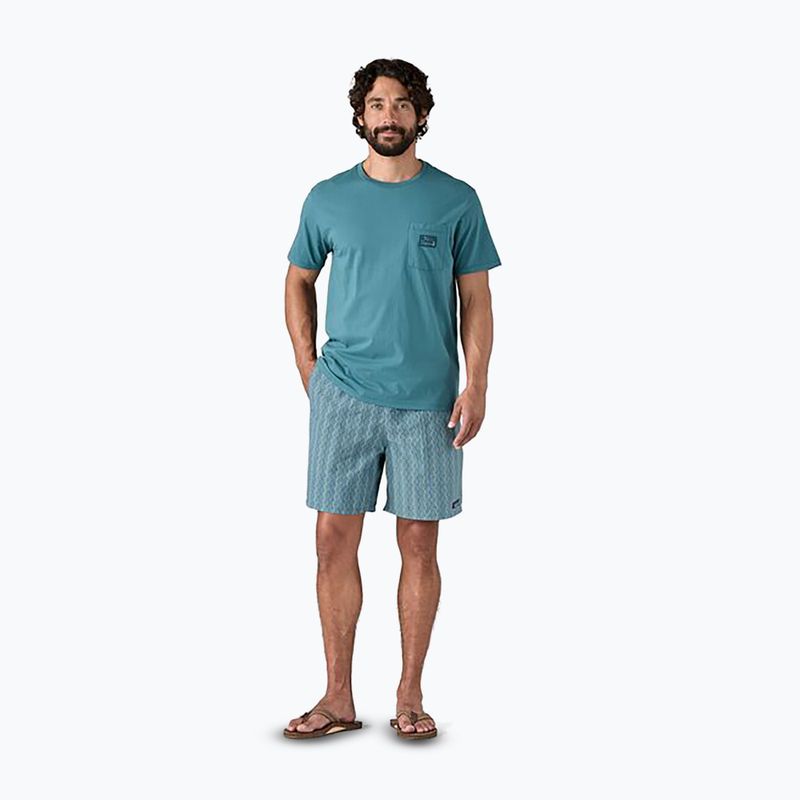 Patagonia Herren Baggies Longs 7" Kaleidoskop/still blaue Shorts 2