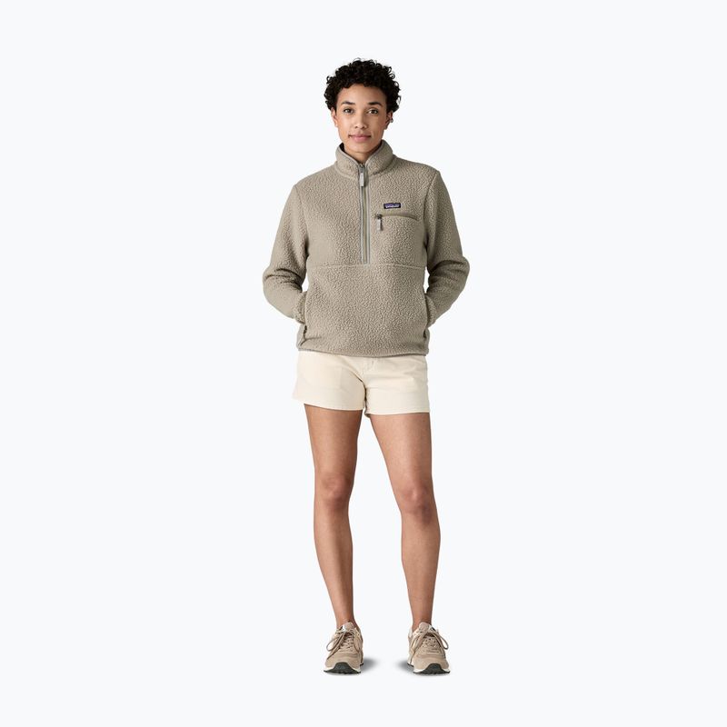Damen Patagonia Retro Pile Fleece-Sweatshirt Marsupial Flussgestein grün 4