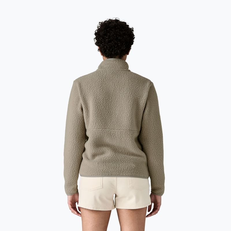 Damen Patagonia Retro Pile Fleece-Sweatshirt Marsupial Flussgestein grün 6