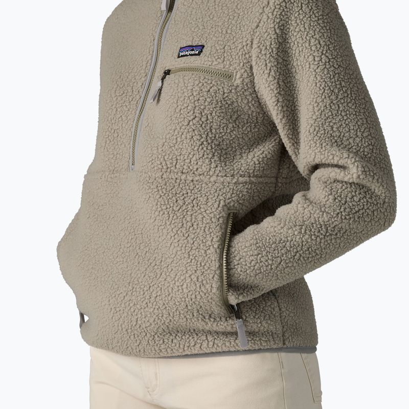 Damen Patagonia Retro Pile Fleece-Sweatshirt Marsupial Flussgestein grün 8