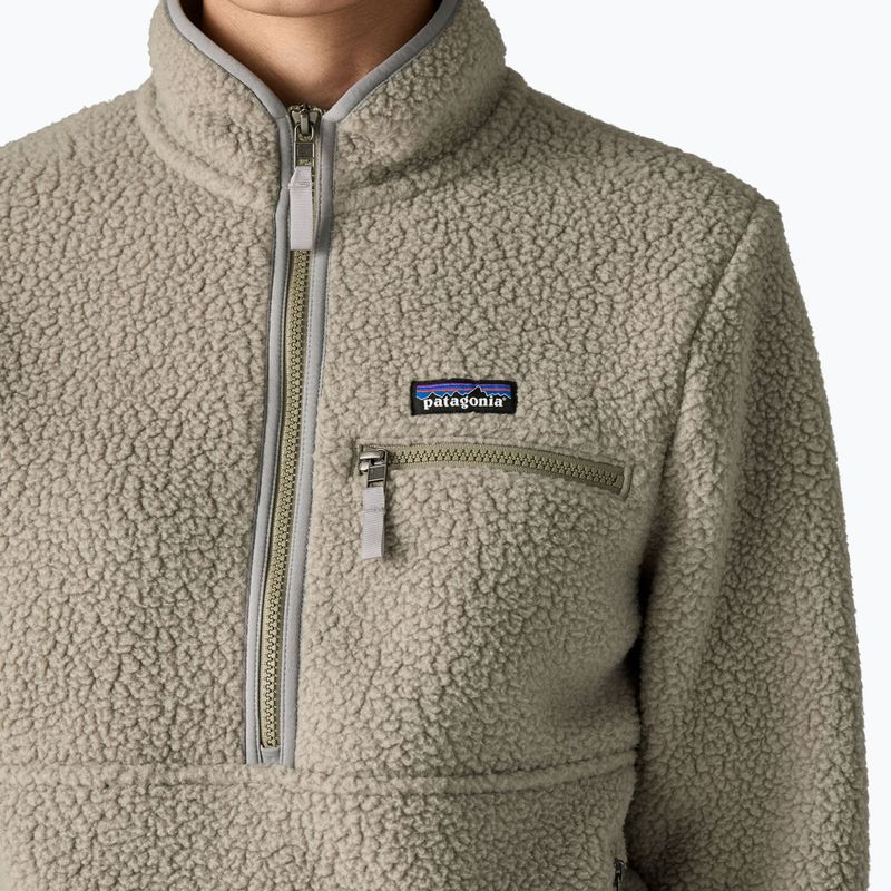 Damen Patagonia Retro Pile Fleece-Sweatshirt Marsupial Flussgestein grün 10