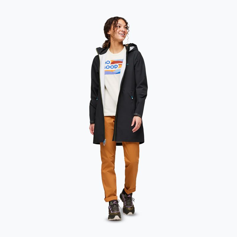 Cotopaxi Cielo Rain Trench schwarz Damen Regenjacke 2