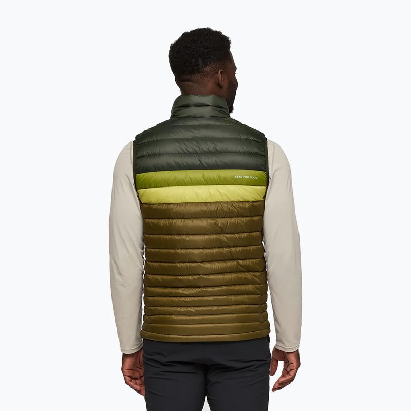 Cotopaxi Herren ärmelloses Fuego Down Holz/Eiche lebendig 3