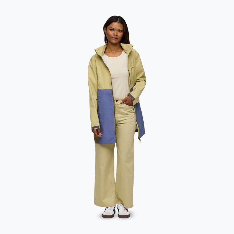 Women's Cotopaxi Cielo Rain Trench Regenjacke Korn/Rauch 7