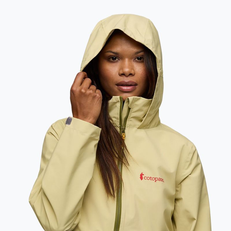 Women's Cotopaxi Cielo Rain Trench Regenjacke Korn/Rauch 8