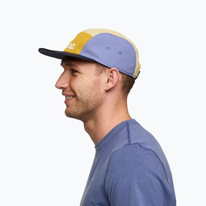 Cotopaxi Do Good 5-Panel Schaum/Bluegrass Baseballkappe 6