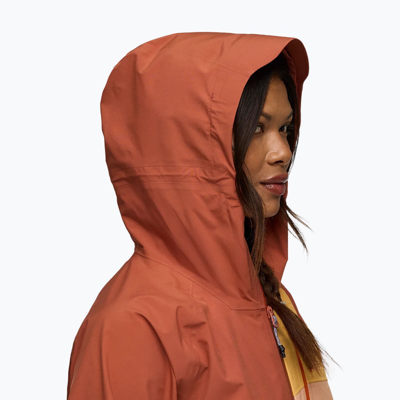 Cotopaxi Impermeo 3L Hooded Shell faded brick/rose Damen Regenjacke 5