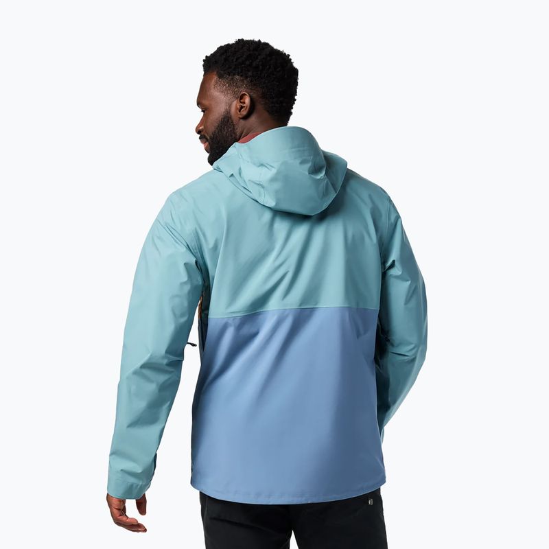 Softshell-Jacke für Herren Cotopaxi Impermeo 3L Hooded Shell everglade and steel blue 2