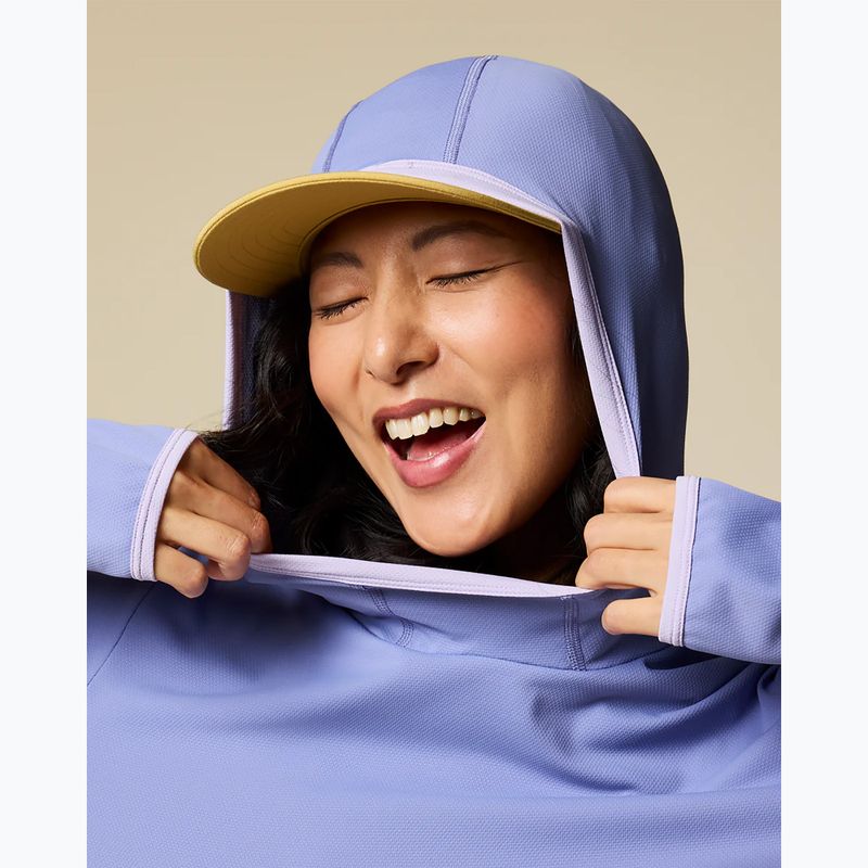 Damen-Trekkingsweatshirt Cotopaxi Sombra Sun Hoodie aster 4