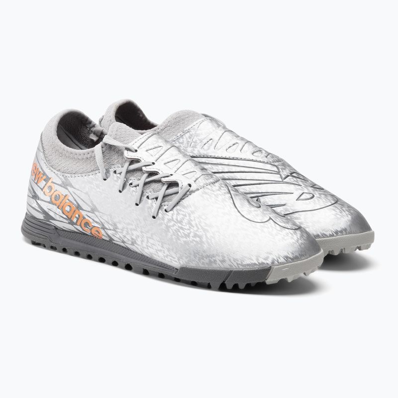 Herren Fußballschuhe New Balance Furon V7 Dispatch TF silber 4