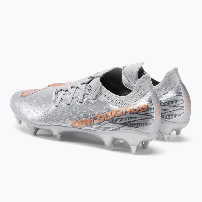 Herren Fußballschuhe New Balance Furon V7 Pro SG silber 3