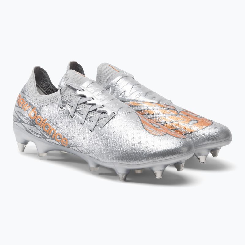 Herren Fußballschuhe New Balance Furon V7 Pro SG silber 4