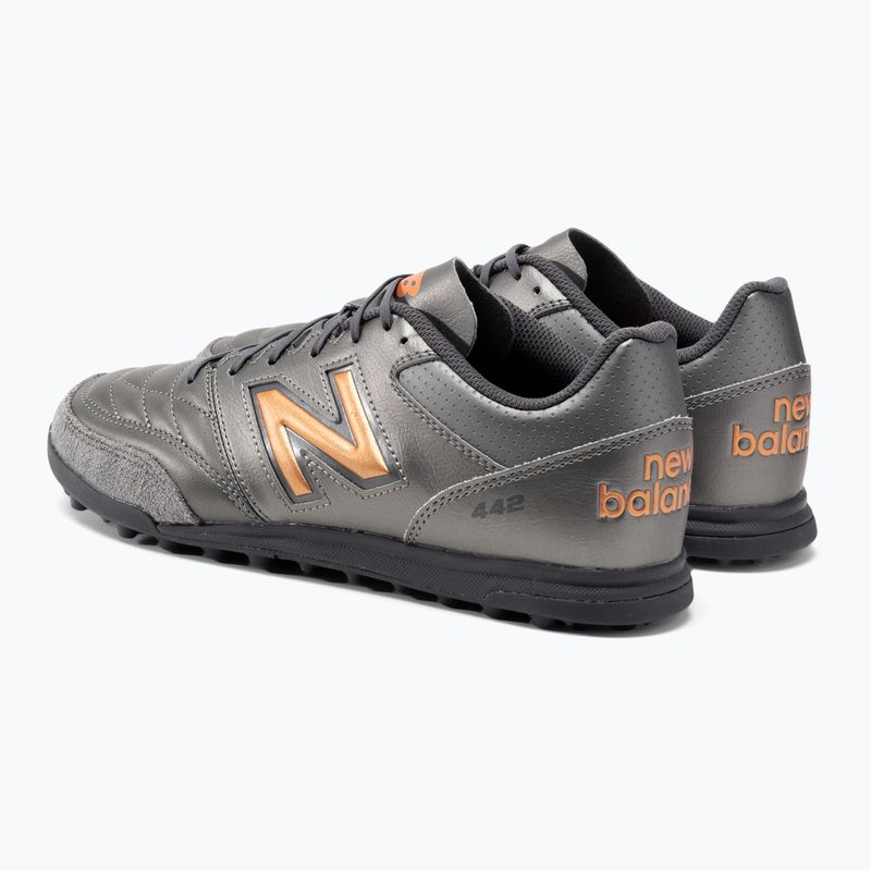 Herren Fußballschuhe New Balance 442 V2 Team TF silber 3