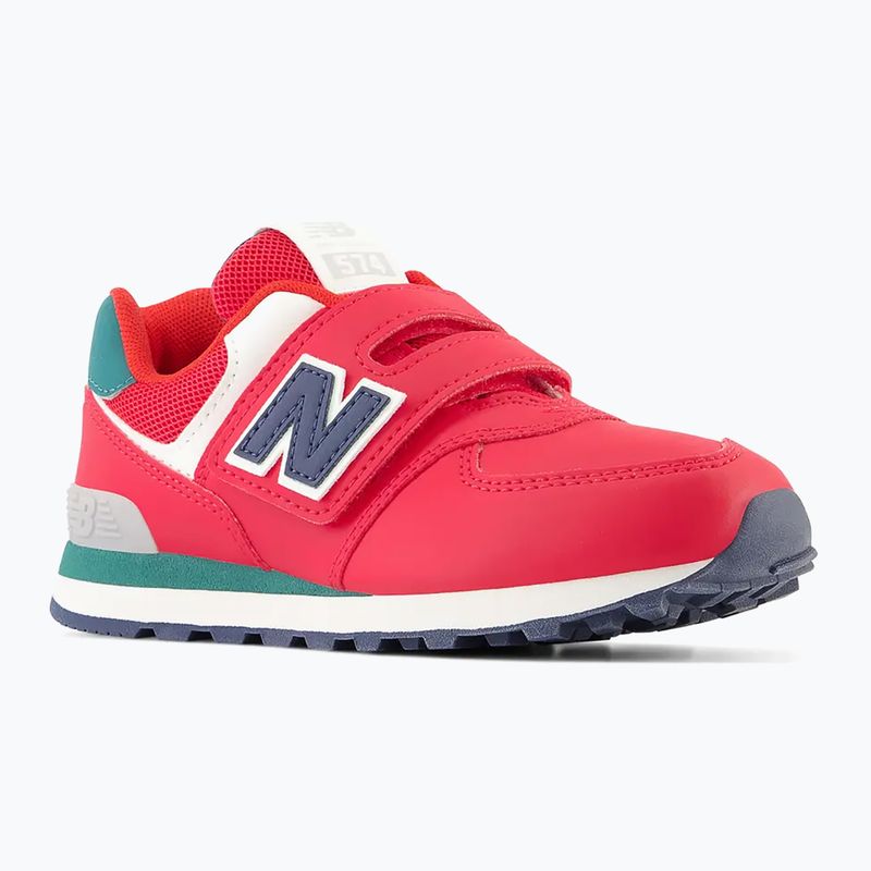 Kinderschuhe New Balance 574's V1 rot 8